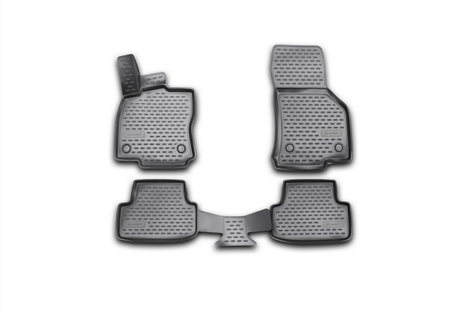 Volkswagen Golf 7/E-Golf 2012–2020 3D gummimåtter til kabinen (4 stk., Novline) Image