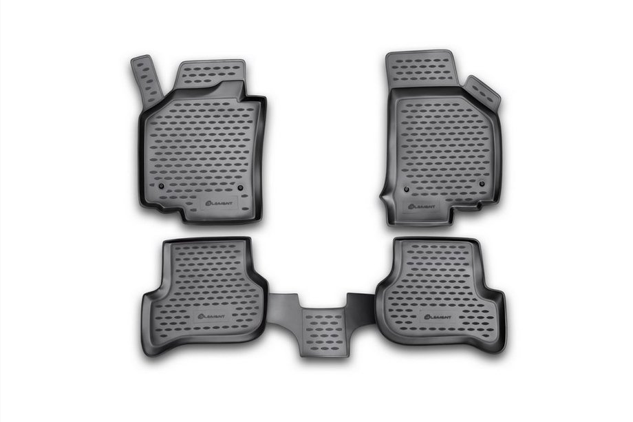 Seat Leon 2005–2012 Gummimåtter til kabinen (4 stk., Novline) Image