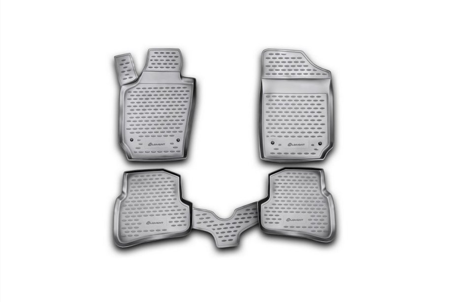 Seat Ibiza 2010–2017 Gummimåtter til kabinen (4 stk., Novline) SW Image