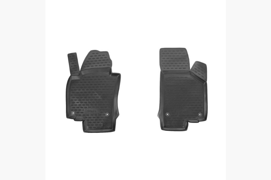 Skoda Octavia II A5 2006–2010 Gummimåtter til kabinen (for) (2 stk, Novline) 2004-2013 Foto 1