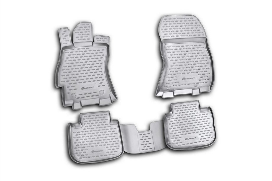 Subaru Outback 2009–2014 Gummimåtter til kabinen (4 stk., Novline) Image