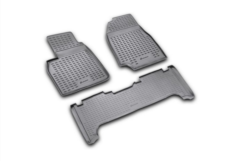 Toyota Land Cruiser 100 1998–2007 Gummimåtter til kabinen (3 stk., Novline) Image