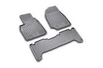 Toyota Land Cruiser 100 1998–2007 Gummimåtter til kabinen (3 stk., Novline) foto 1