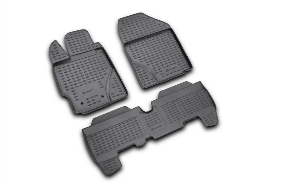 Toyota Yaris 2006–2011 Gummimåtter til kabinen (3 stk., Novline) Image