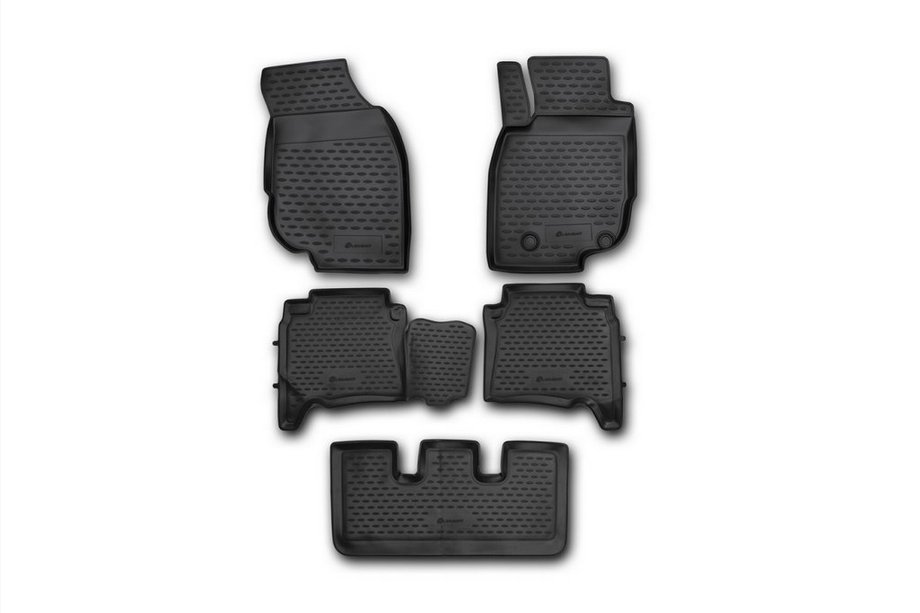 Toyota Fortuner 2006–2015 (2013-2017) Gummimåtter til kabinen (5 stk., Novline) venstrestyret Image