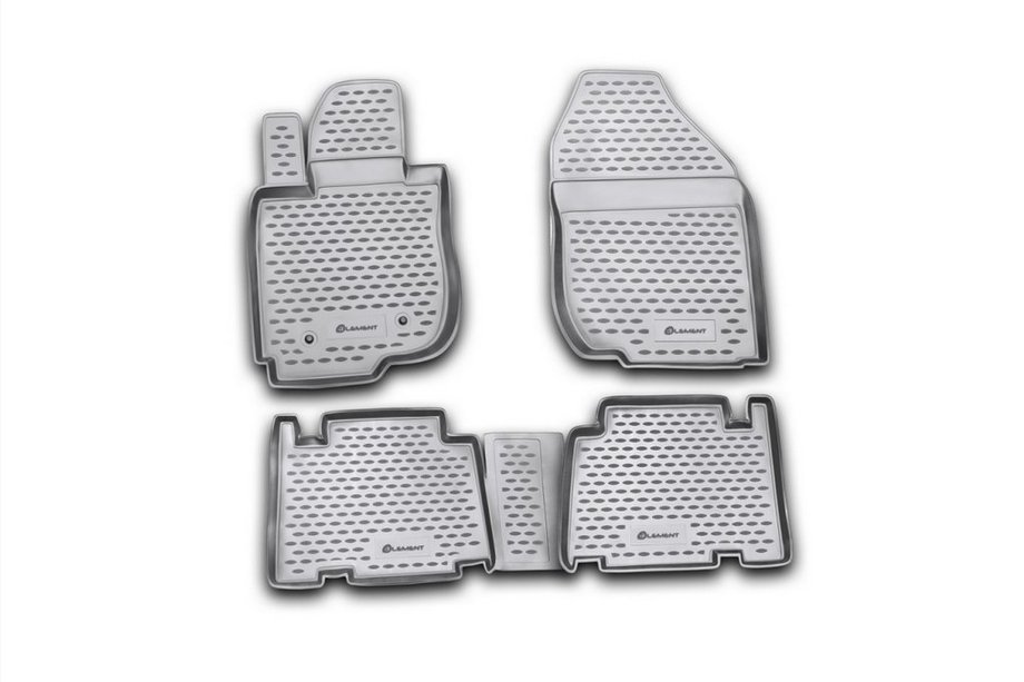 Toyota Rav 4 2006–2013 (2006↗) Gummimåtter til kabinen (4 stk., Novline) Long Image