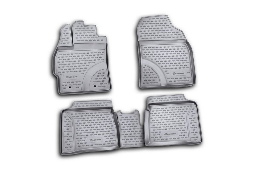 Toyota Prius 2009–2015 (2009↗) Gummimåtter til kabinen (4 stk., Novline) Image