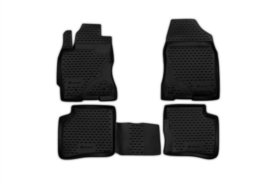 Toyota Prius 2009–2015 (2003-2009) Gummimåtter til kabinen (4 stk, Novline) Image