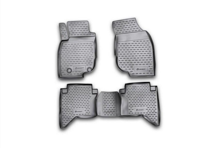 Toyota Hilux 2006–2015 (2011-2015) Gummimåtter til kabinen (4 stk., Novline) Image
