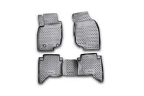 Toyota Hilux 2006–2015 (2011-2015) Gummimåtter til kabinen (4 stk., Novline) foto 1