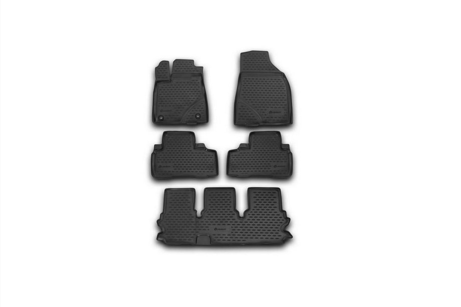 Toyota Highlander 2013–2019 Gummimåtter til kabinen (5 stk., Novline) Image