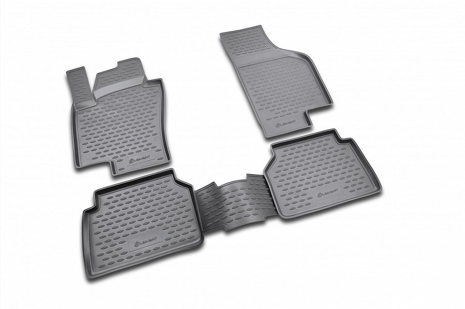 Volkswagen Tiguan 2007–2016 Gummimåtter til kabinen (4 stk., Novline) Image