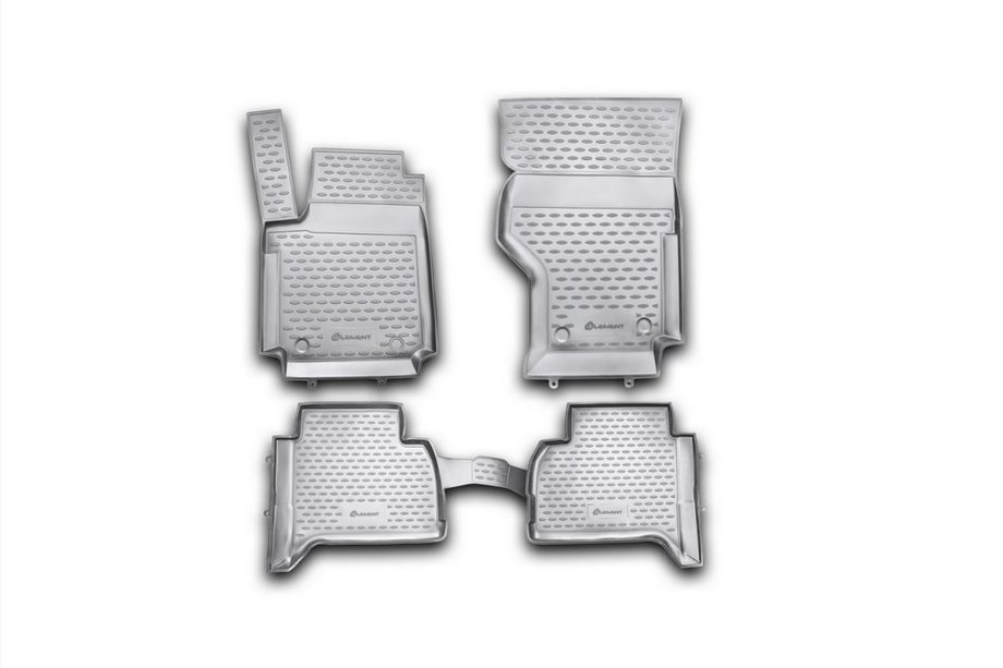 Volkswagen Amarok 2010–2022 Gummimåtter til kabinen (4 stk., Novline) Image