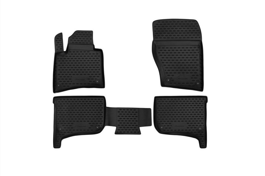Volkswagen Touareg 2010–2018 Gummimåtter til kabinen (4 stk., Novline) Terrain Tech Foto 1