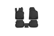 Volkswagen Caddy 2010–2015 Gummimåtter til kabinen (4 stk., Novline, 2 skydbare) foto 1