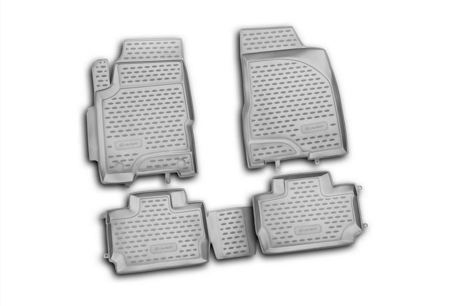 Chery A13 2008–2019 Gummimåtter til kabinen (4 stk., Novline) Image