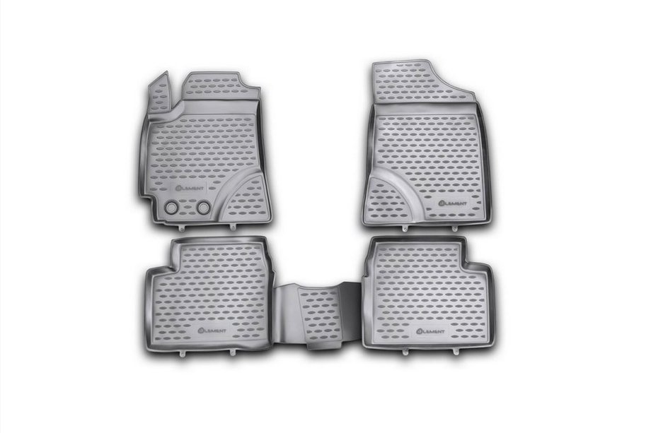 Geely Emgrand EC7 2009– Gummimåtter til kabinen (4 stk., Novline) Image