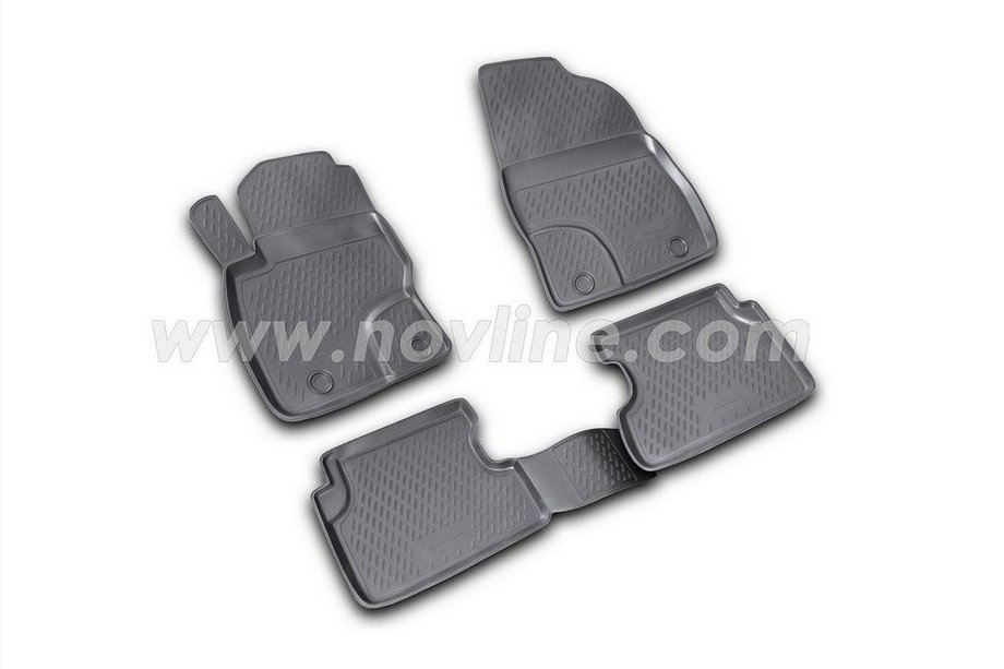 Ford Focus II 2005–2008 Gummimåtter til kabinen (4 stk., Novline) Variant 1 Image