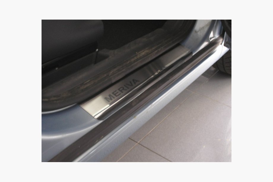 Opel Meriva 2010–2017 Dørtrinslister Natanika Premium (4 stk., rustfrit stål) Image