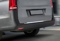 Mercedes Vito/V-klasse W447 2014– Kantliste til bagklap (rustfrit stål) OmsaLine - italiensk rustfrit stål foto 1