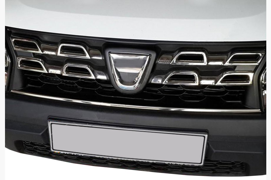 Dacia Duster 2008–2018 Liste til kølergrill 2014-2018 (rustfrit stål) Image