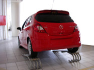 Opel Corsa D 2007–2014 Bageste nederste diffuserindsats (til lakering) foto 2