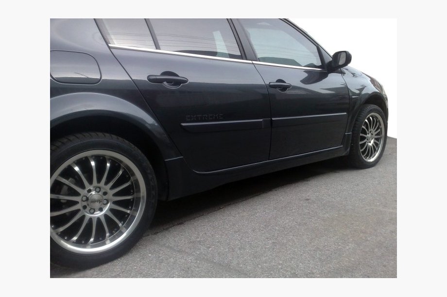 Renault Megane II 2004–2009 Sideskørter (SD, til lakering) Image