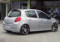Renault Clio III 2005–2012 Sideskørter (til lakering) foto 1
