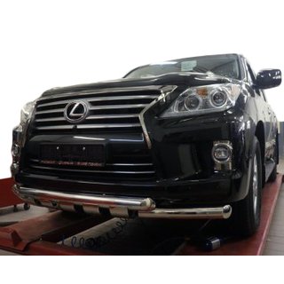 Frontbøjle Gronder (2008-2015 rustfrit stål) Lexus LX570/450d 2008–2022 foto 1