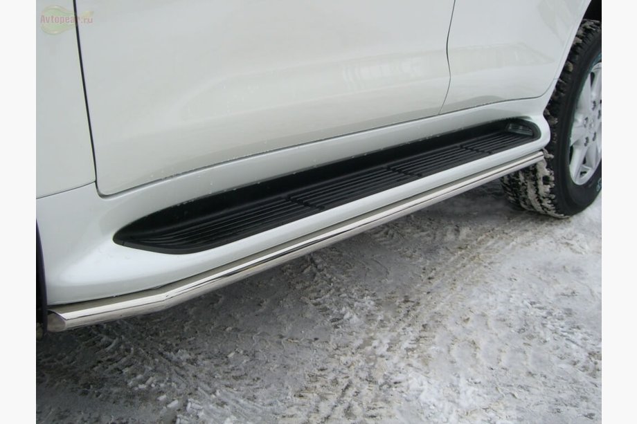 Lexus LX570/450d 2008–2022 Sidetrin 2008-2015 (rustfrit stål) Image