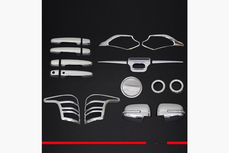 Mitsubishi L200 2015–2024 Sæt kromlister (ABS) Image