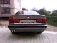 BMW 5-serie E34 1988–1995 Bagagerumskantliste (rustfrit stål) foto 1