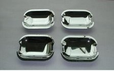 Mercedes ML W163 1997–2005 Rustfri stål dørgrebsskåle (4 stk.) foto 1