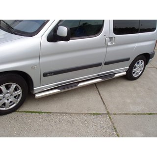 Siderør (2 stk., rustfrit stål) Citroen Berlingo 1996–2008 foto 1