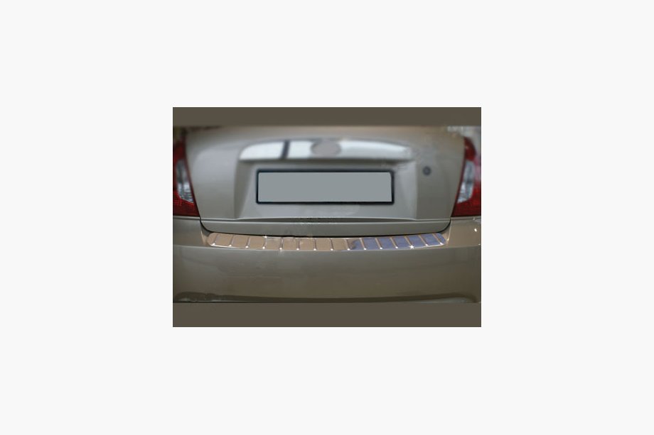 Hyundai Accent 2006–2010 Bagkofangerbeskytter (rustfrit stål) Omsa Image