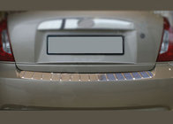 Hyundai Accent 2006–2010 Bagkofangerbeskytter (rustfrit stål) Omsa foto 1