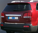Kia Sorento II XM 2009–2014 Bagagerumskantbeskytter (2009-2013, rustfrit stål) OmsaLine - italiensk rustfrit stål foto 4