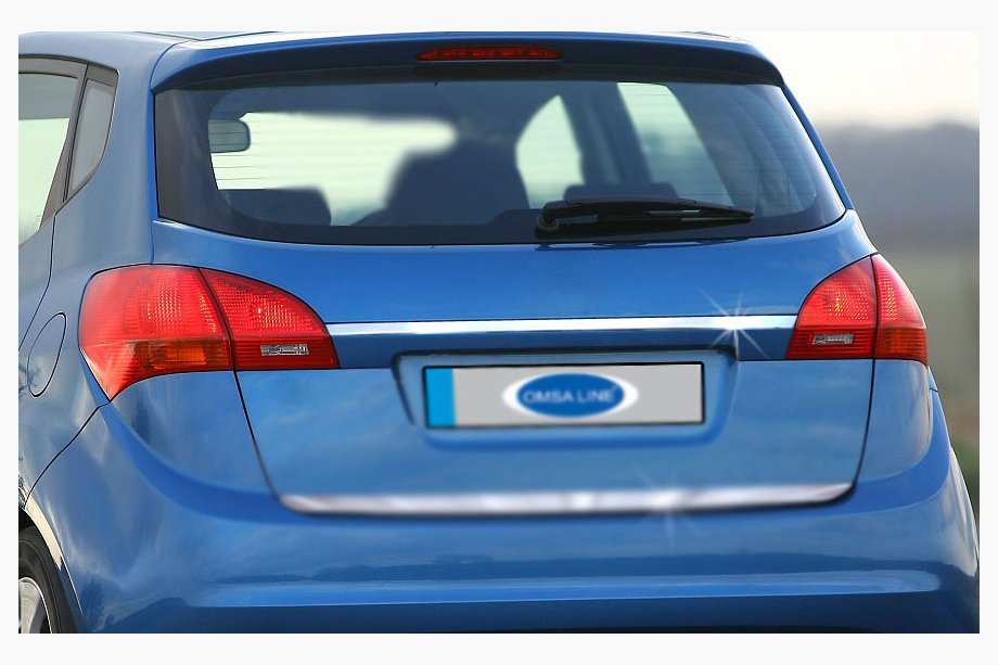 Kia Venga 2010–2019 Rustfri stålliste over nummerplade Image
