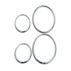Mercedes E-class W210 1995–2002 Krom forlygterammer (Taiwan, 2 stk., plast) foto 1