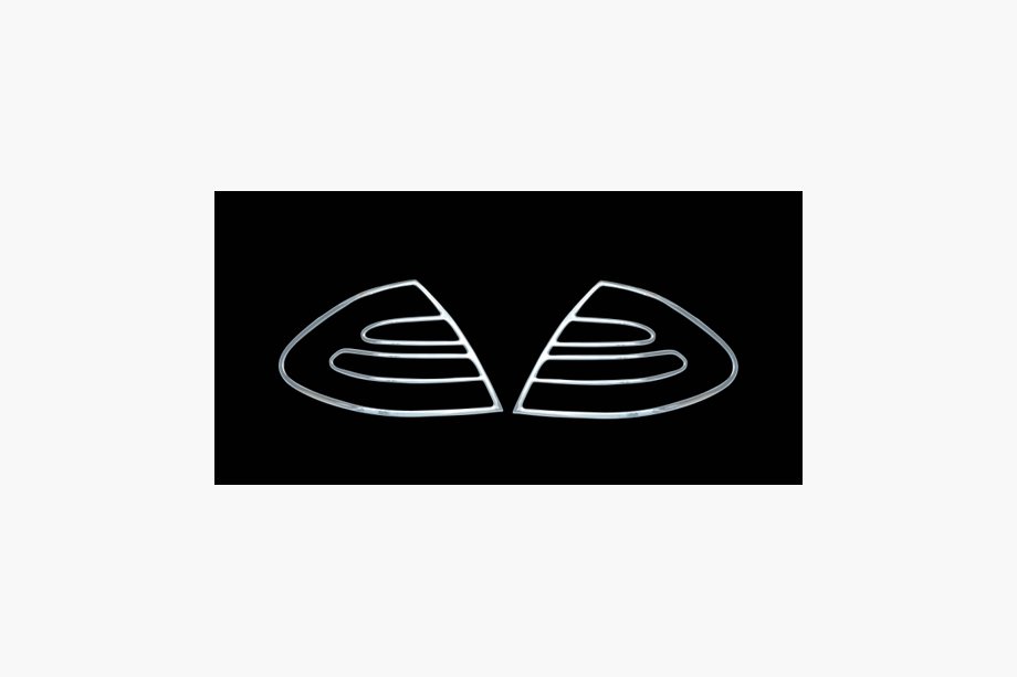 Mercedes E-klasse W211 2002–2009 Baglygterammer (2 stk., plast) Image