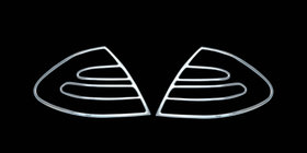 Mercedes E-klasse W211 2002–2009 Baglygterammer (2 stk., plast) foto 1