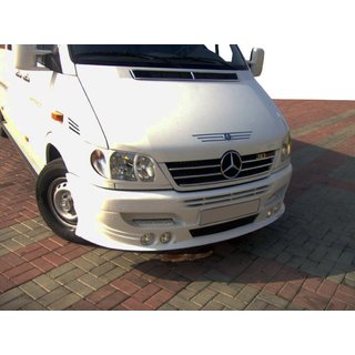 Spoilerlæbe til forkofanger til 4 forlygter (CDI, klar til lakering) Mercedes Sprinter W901/902/903/904/905 1995–2006 foto 2