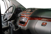 Mercedes Viano 2004–2014 Instrumentbordbeklædning Meric (forreste del + interiørindlæg) 2006-2014, aluminium foto 6