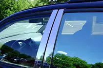 Ford Fiesta 2008–2017 Dørstolpelister (10 stk., rustfrit stål) foto 4