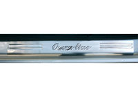 Opel Astra G Classic 1998–2012 (Omsa) Dørtrinslister i rustfrit stål, 2 stk. foto 1