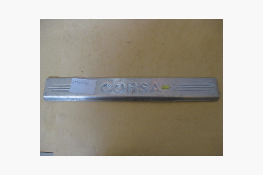 Opel Corsa B 1993–2004 Carmos dørtrinslister (2 stk., rustfrit stål) Foto 1