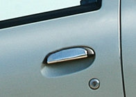 Renault Symbol 1999–2008 Dørgrebsdæksler i rustfrit stål foto 5