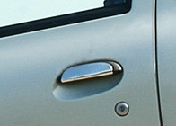 Renault Megane I 1996–2004 Dørgrebsafdækninger (4 stk., rustfrit stål) 4 stk., Carmos – tyrkisk stål foto 1