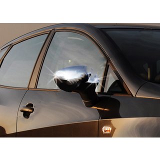 Spejlkapper i rustfrit stål (2 stk.) Seat Ibiza 2010–2017 foto 2