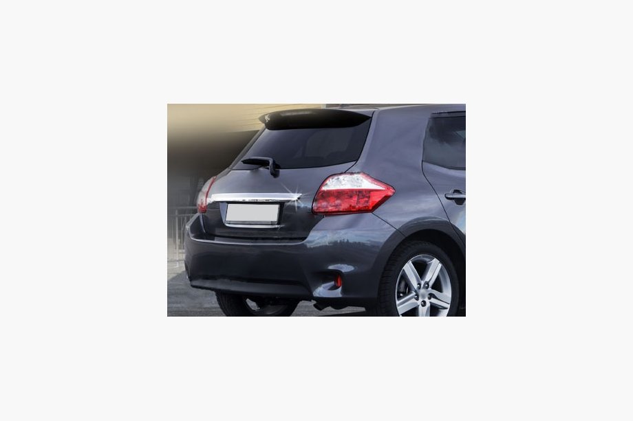 Toyota Auris 2007–2012 Rustfri liste over nummerpladen Foto 2